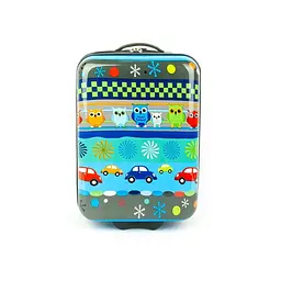 Дитяча валіза маленька S ABS-пластик Madisson Snowball 65018H 49×32×20см 25л Синій - мініатюра 2