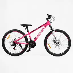 Велосипед Спортивний 26" "Genesis" T-26125 Corso, рама сталева 13'', обладнання SunRun 21 швидкість, зібраний на 75%