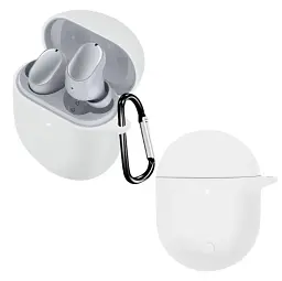 Чохол для навушників BeCover Silicon для Xiaomi Redmi Buds 3 Pro White (707466) - мініатюра 2