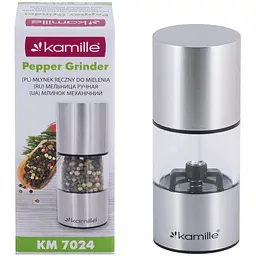 Млинок для спецій Kamille 5х12.6 см (7024) - мініатюра 5