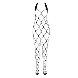 Бодістокінг у дуже велику сітку Passion BS091 black, з доступом - мініатюра 3
