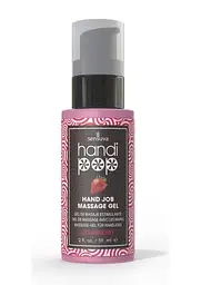 Гель для мануальних та оральних пестощів Sensuva Handipop Strawberry, 59 мл