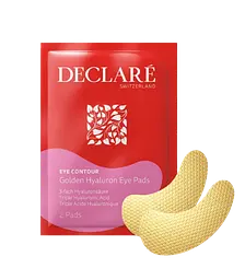 Патчі під очі "Золотий гіалурон" GOLDEN HYALURON EYE PADS Declare 2 мл (11358) - мініатюра 1