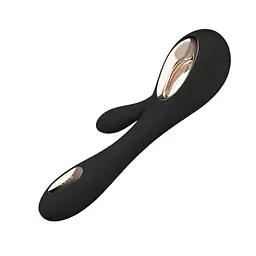 Вібратор-кролик Lelo Soraya Wave 21.8 см чорний - мініатюра 4