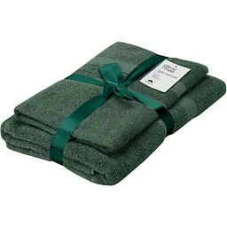 Набір рушників махрових Ardesto Splendid 50х90см, 70х140см, 2шт, 100% бавовна, зелений pbe0050386