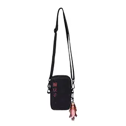 Сумка через плече YES CB-1 Demon Slayer Nezuko 17,5х10х2,5 см Чорний (550062)