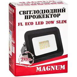 Прожектор MAGNUM FL ECO LED 20 Вт slim 6500K IP65 (90011659) - мініатюра 4