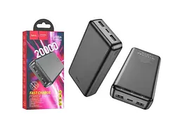 Зовнішній акумулятор Power Bank Hoco J100A 20000 mAh Чорний - мініатюра 3