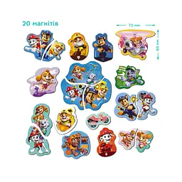 Дитячий набір магнітів Цуценята-рятівники 200669, 20 великих магнітів - мініатюра 2