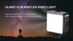 Накамерне світло Ulanzi VL49 Black [75108] - мініатюра 13
