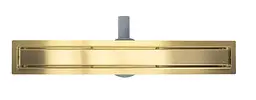 Трап для душу Rea Neox 90 Pro brushed gold 2в1 REA-G2704 - мініатюра 5