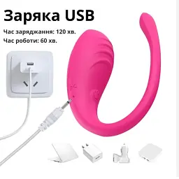 Вібратор I’MCUM Vibe зі смартпідключенням до телефону Рожевий (7970379617723) - мініатюра 6