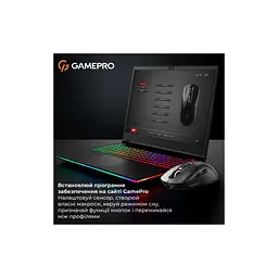 Мишка GamePro Genesis Airmaster Wireless/Bluetooth/USB Black (GM167B) - мініатюра 12