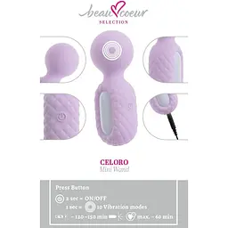 Мінівібратор Beau coeur Celoro Mini Wand - мініатюра 10