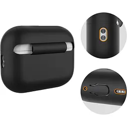Чохол AhaStyle Colorful Silicone Case для AirPods Pro 2 Black [CP-187-2-C-BK] [133833] - мініатюра 3