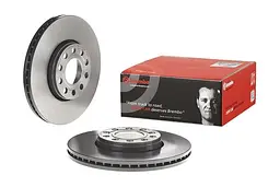 Диск гальмівний передній вентильований VW Passat B5-B5.5, Skoda Superb I 96-08р Brembo (09.A428.11) - мініатюра 2