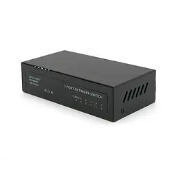 POE комутатор Merlion 4 POE 10/100+1 RJ45 10/100 зовнішній блок живлення 52V 0,92A - мініатюра 3
