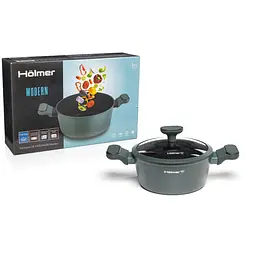 Каструля кована Holmer CR-1342-FAGSL Modern з кришкою 4.2 л (CR-1342-FAGSL Modern) - мініатюра 6
