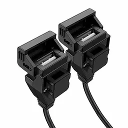 АЗП Hoco Z45A 2.4A для мотоцикла (2USB-A) Black - мініатюра 2