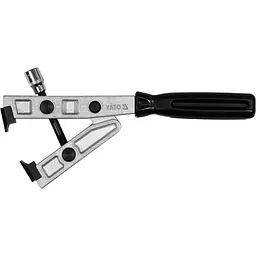 Щипці для стрічкових металевих хомутів Yato 3/8" 0-40 мм 270 мм(YT-06535)