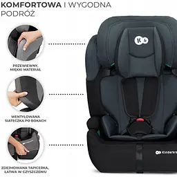 Автокрісло Kinderkraft Comfort Up i-Size Black - мініатюра 10