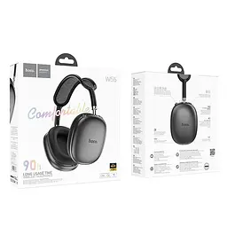 Бездротові накладні навушники HOCO W55 Pleasing BT headphones Deep сірий - мініатюра 2