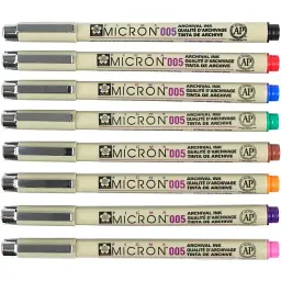 Лайнер Sakura Pigma Micron (0.1) 0,25 мм Синій (084511306356) - мініатюра 6