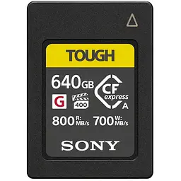 Sony Карта пам'яті CFexpress Type A 640GB R800/W700 Tough