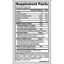 Амінокислота Mutant BCAA Energy Блакитна малина 360 г - мініатюра 2