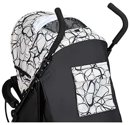 Коляска для дитини прогулянкова FreeON Simple, black - white  - мініатюра 3