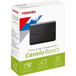 Зовнішній жорсткий диск 2.5 2TB Toshiba (HDTB520EK3AA) - мініатюра 5