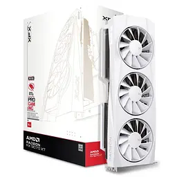 Відеокарта XFX AMD Radeon RX 9070 XT 16GB Quicksilver White Gaming Edition (RX-97TQICKW9) (GDDR6, 256 bit, PCI-E v5.0 x16) - мініатюра 5