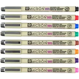 Лайнер Sakura Pigma Micron (0.1) 0,25 мм Коричневий (084511326309) - мініатюра 5