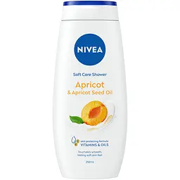 Гель-уход для душа Nivea Крем Абрикос и масло абрикосовых косточек 250 мл