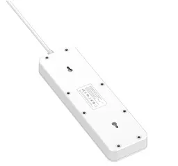 Мережевий фільтр-подовжувач ProLogix Premium PRSC5614W, 5 розеток, 6 USB AUTO ID, 2 м - мініатюра 4