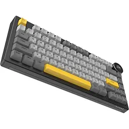 Клавіатура Ajazz AK820 V2 White Peach Switch Black/Grey/Yellow (AK820-V2-WP-BGY) [175696] - мініатюра 3