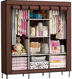 Складна тканинна шафа STORAGE WARDROBE 88130 на 3 секції, 130х45х175 см - мініатюра 3