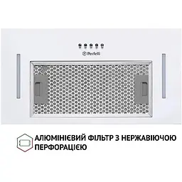 Витяжка вбудована Perfelli BI 5453 WH 850 LED Strip - мініатюра 2