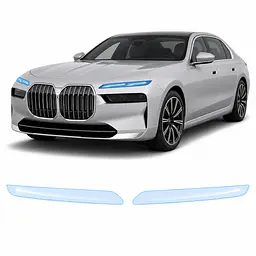 Антигравійна захисна бронеплівка за лекалами для BMW i7 G70 2022- оптика (фари та ПТФ)