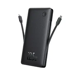 Портативна батарея Power Bank Baseus Airpow Lite Power Bank 10000mAh 22.5W Dual-Cable P10067501123-00 Black