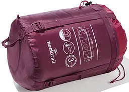 Спальний мішок ковдру з капюшоном весна-осінь -0.5C Rocktrail 100345493002 Бордовий - мініатюра 7