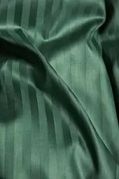 Комплект постільної білизни Moon&Star Satin Stripe Stripe Verdant полуторний 143х210 наволочки 4х50х70 - мініатюра 5