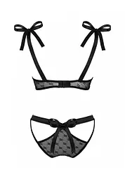 Комплект білизни Obsessive Obsessivia S/M чорний - мініатюра 6