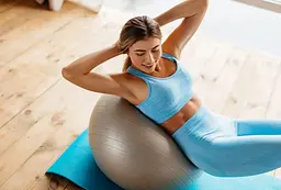 М'яч для фітнесу (фітбол) PowerPlay 4001 Ø75 cm Gymball Сріблястий + помпа (PP_4001_75_Silver) - мініатюра 5