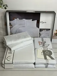 Постільна білизна Elyen White Жаккард Romeo Home pbe0051836 - мініатюра 2