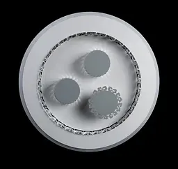 Люстра стельова LED Splendid Ray LK39461/480/4, 4 лампи, білий, сучасний стиль для дому - мініатюра 6
