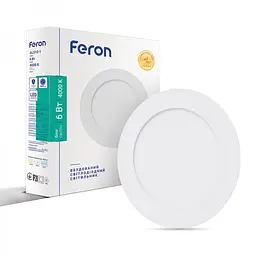 Свiтильник свiтлодiодний Feron AL510-1, 6W 4000K (1882) - мініатюра 2