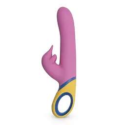 Вібратор-кролик з ротацією PMV20 Copy - Dolphin Vibrator - мініатюра 3