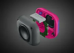 Колонка портативна Muse M-360 BTR рожева - мініатюра 6