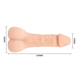 Мастурбатор Real Body Two In One тілесний - мініатюра 2